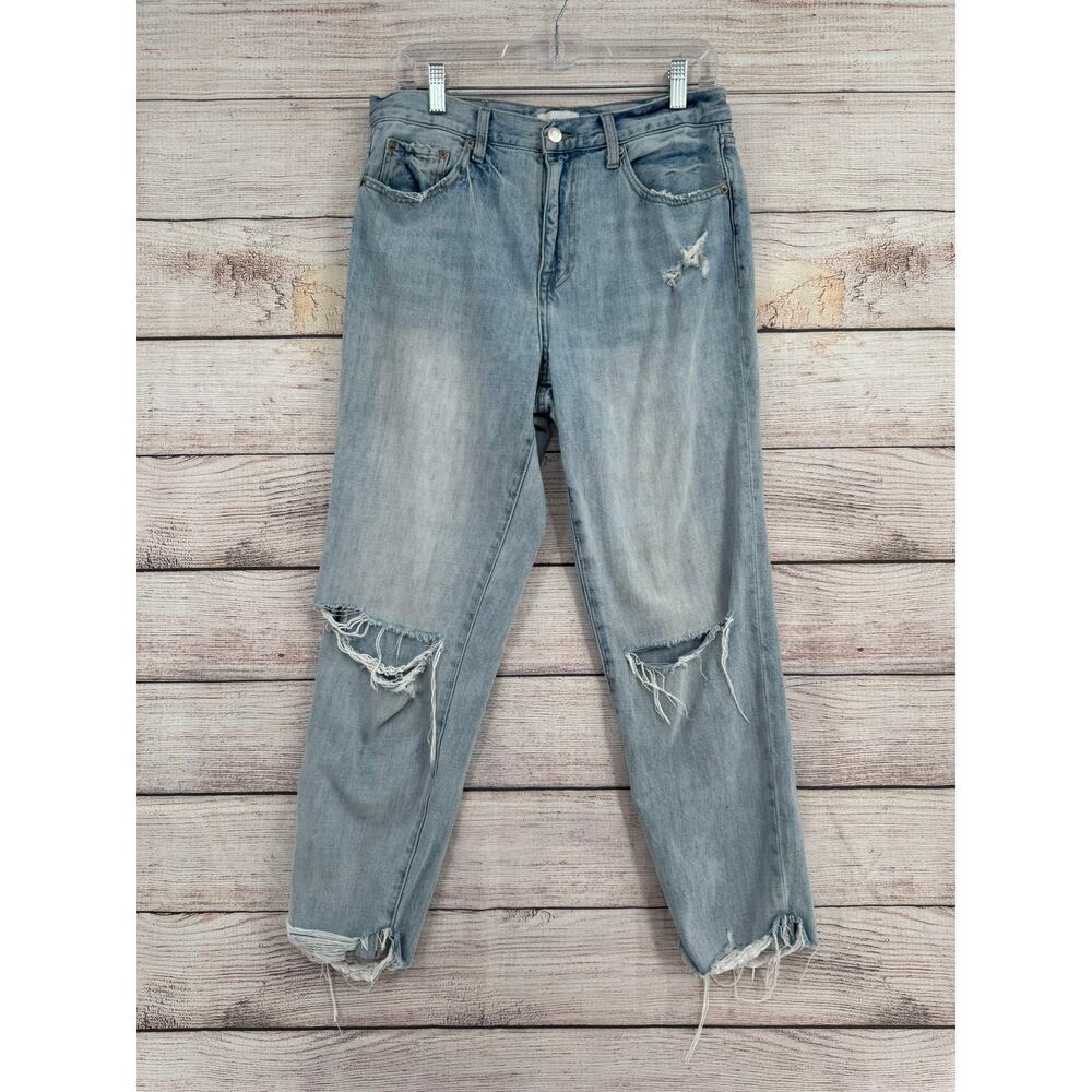 PISTOLA‎ Presley High Rise Relaxed Roller Jeans Womens 29 Blue Light Wash Denim